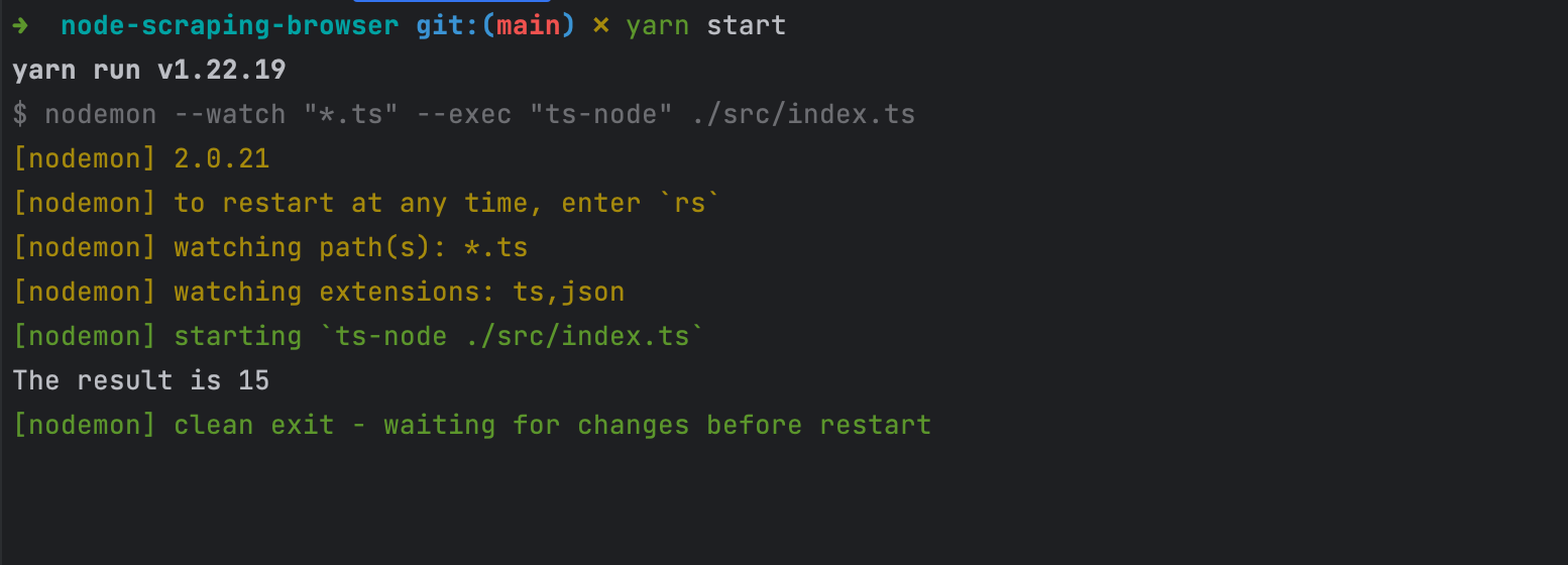 Set up and run the Node.js project locally.