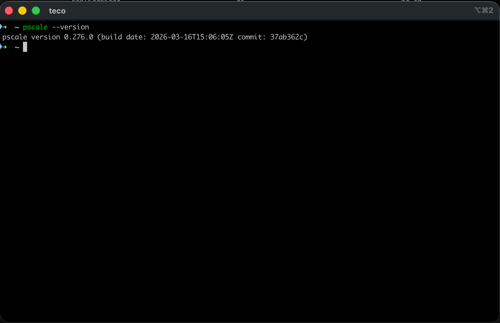 Get the PlanetScale CLI's version.
