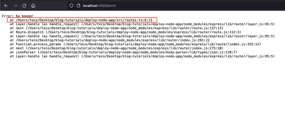 Better Error Stack Trace with Node.js Source Maps and Sentry
