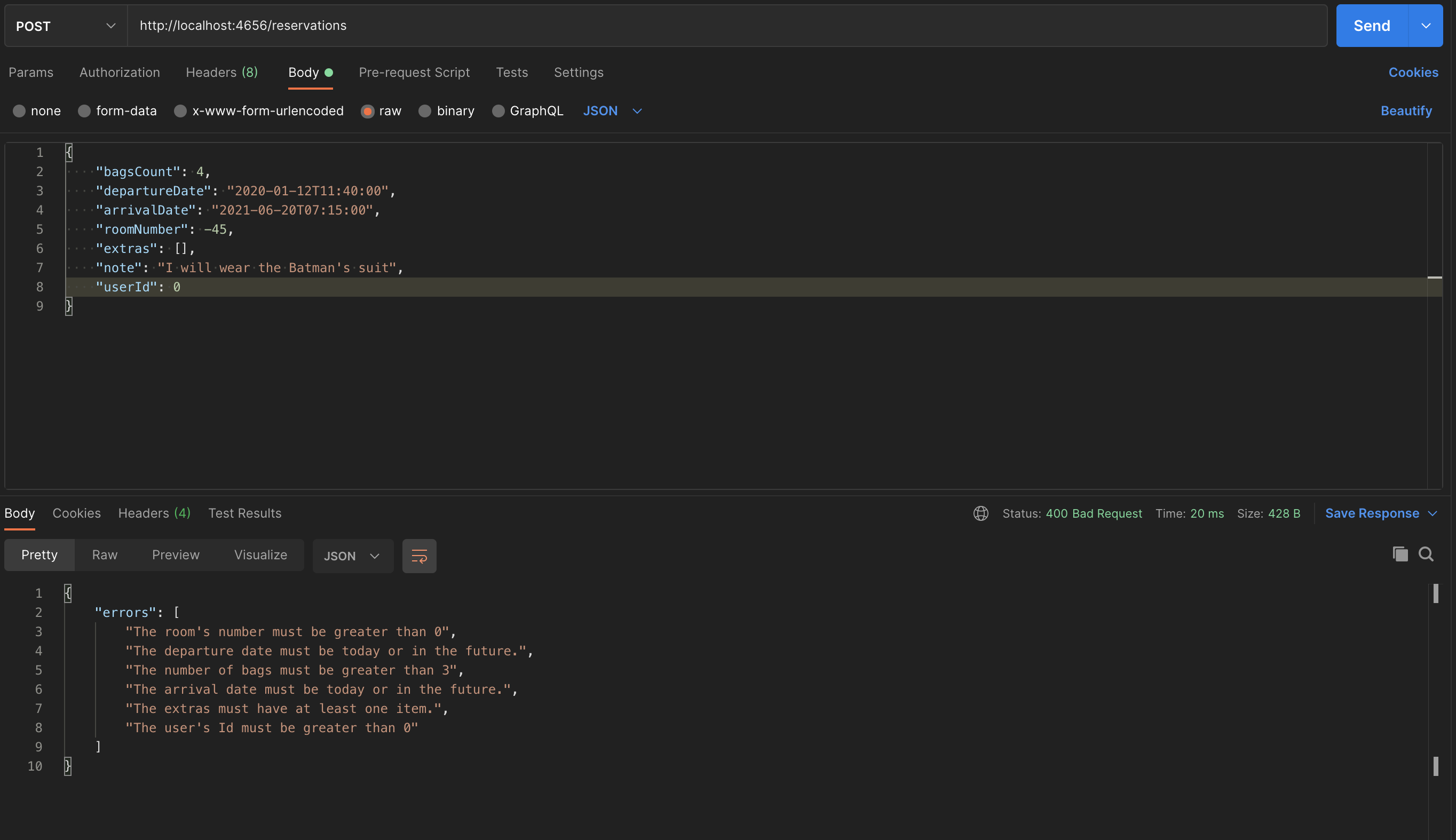 Validate Request Body and Parameter in Spring Boot