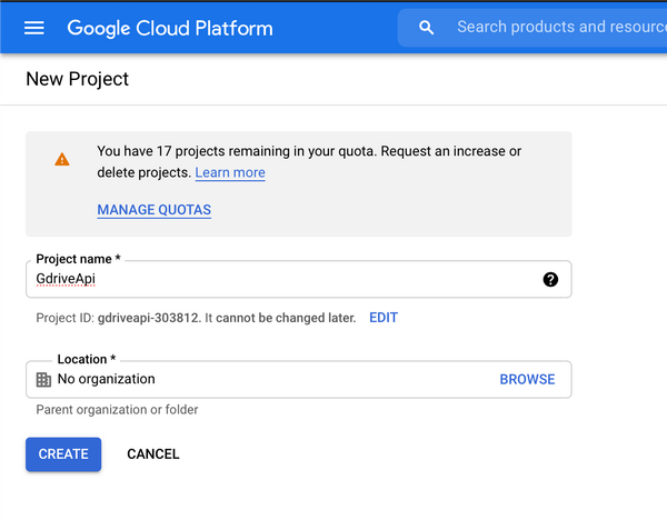Upload file to Google Drive with Node.js