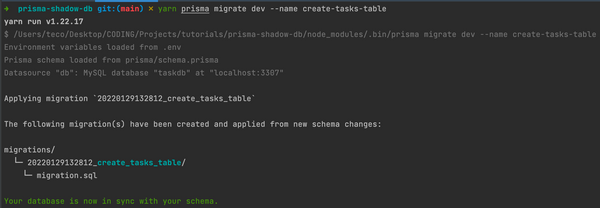Why you need a shadow database when using the Prisma ORM